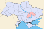 Dnipro Ukraine map